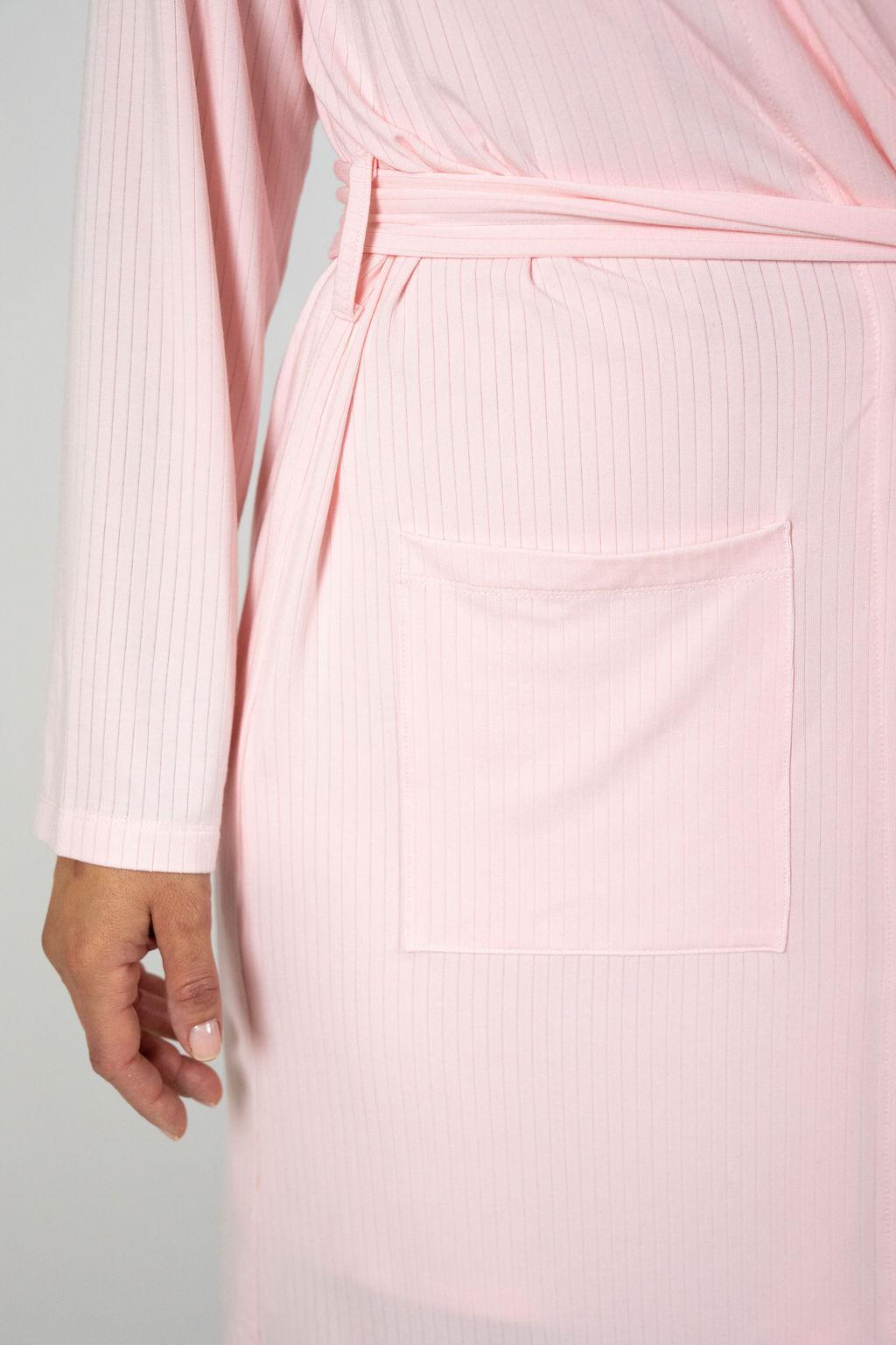 Cannes pinstripe robe