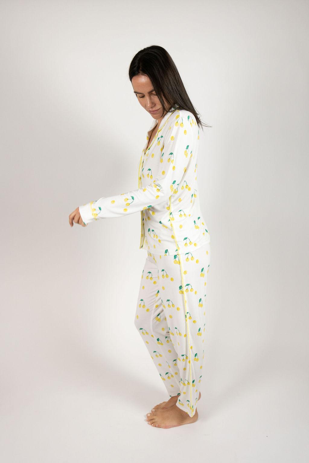 Jolene long printed pajama set