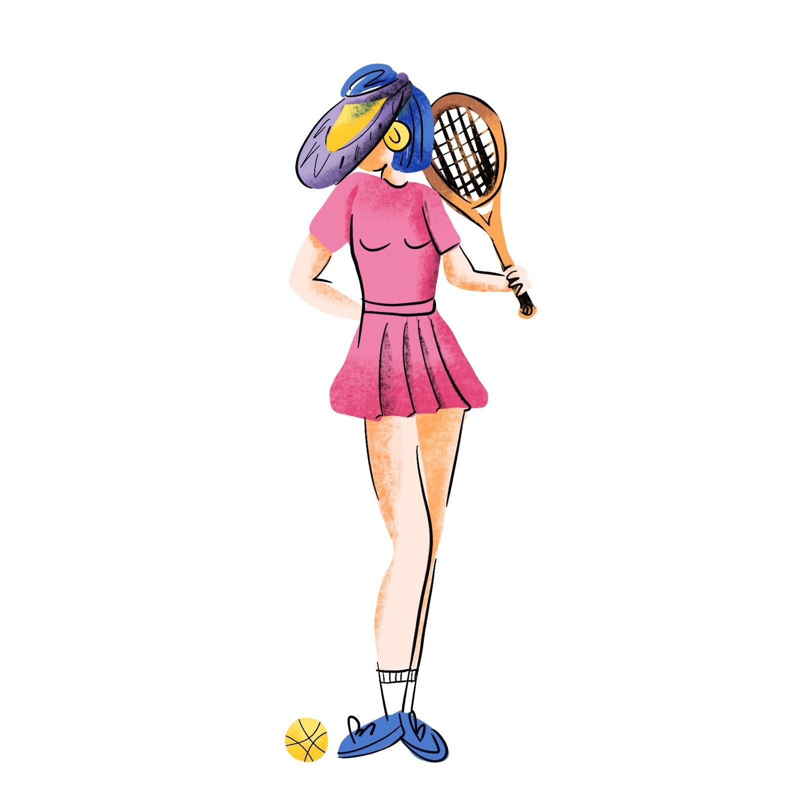 Let's play tennis long pajama