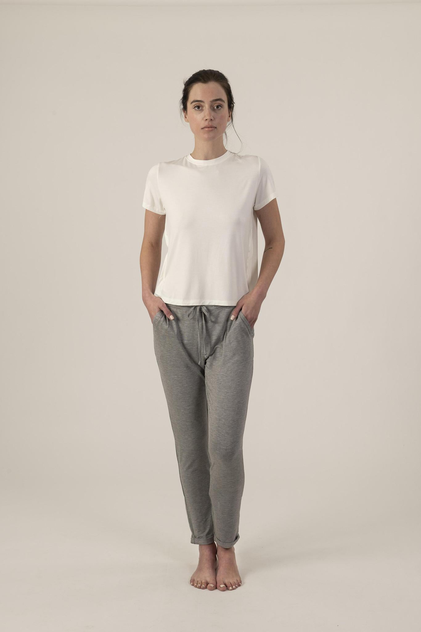 Lounge joggers in heather grey